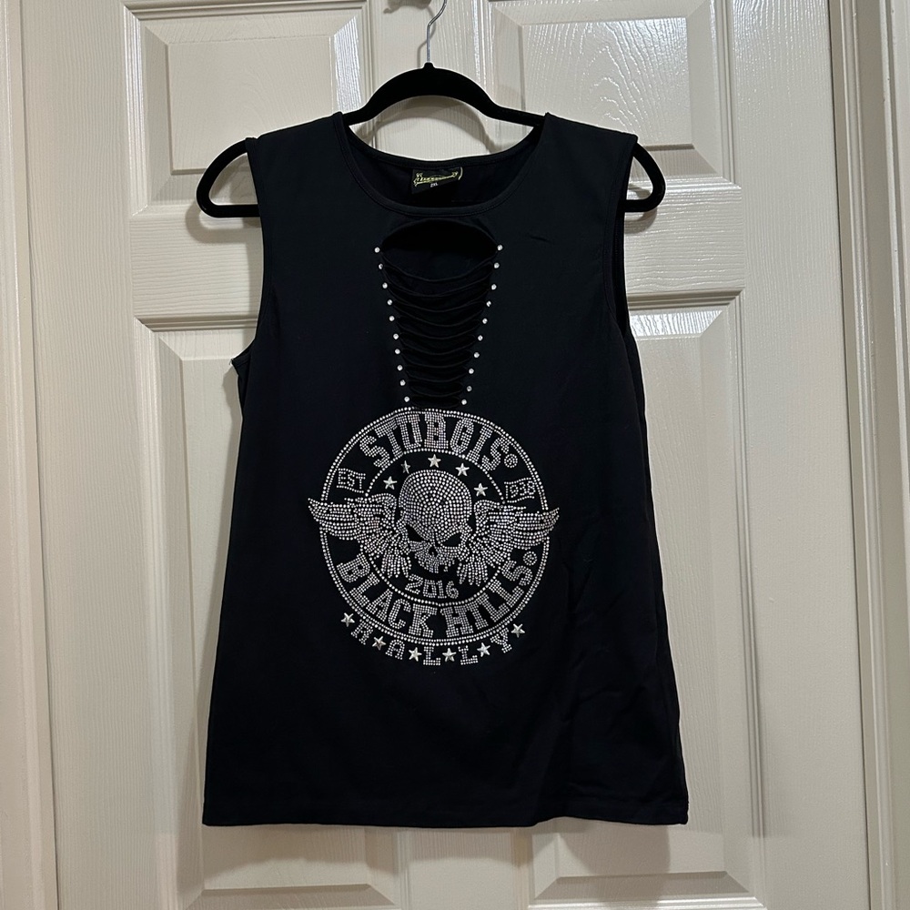 Women’s Biker Clothing Company tank top 2016 sturgis black hills rally size 2XL